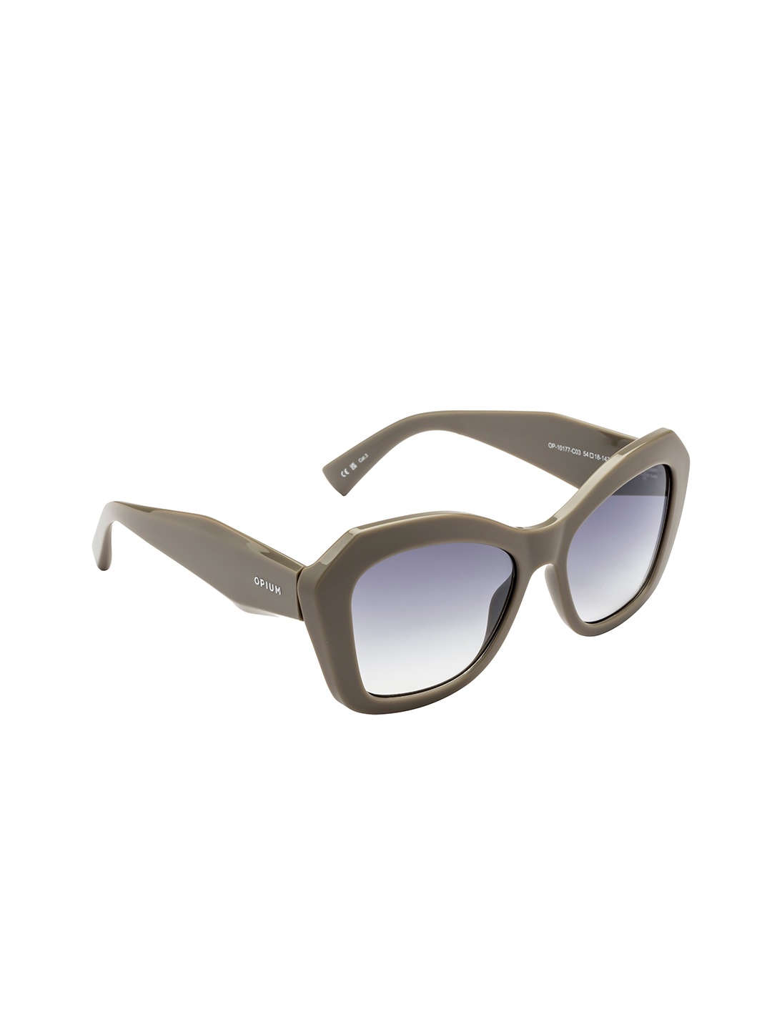 

OPIUM Women Cateye Sunglasses With UV Protected Lens OP-10177-C03-54, Grey