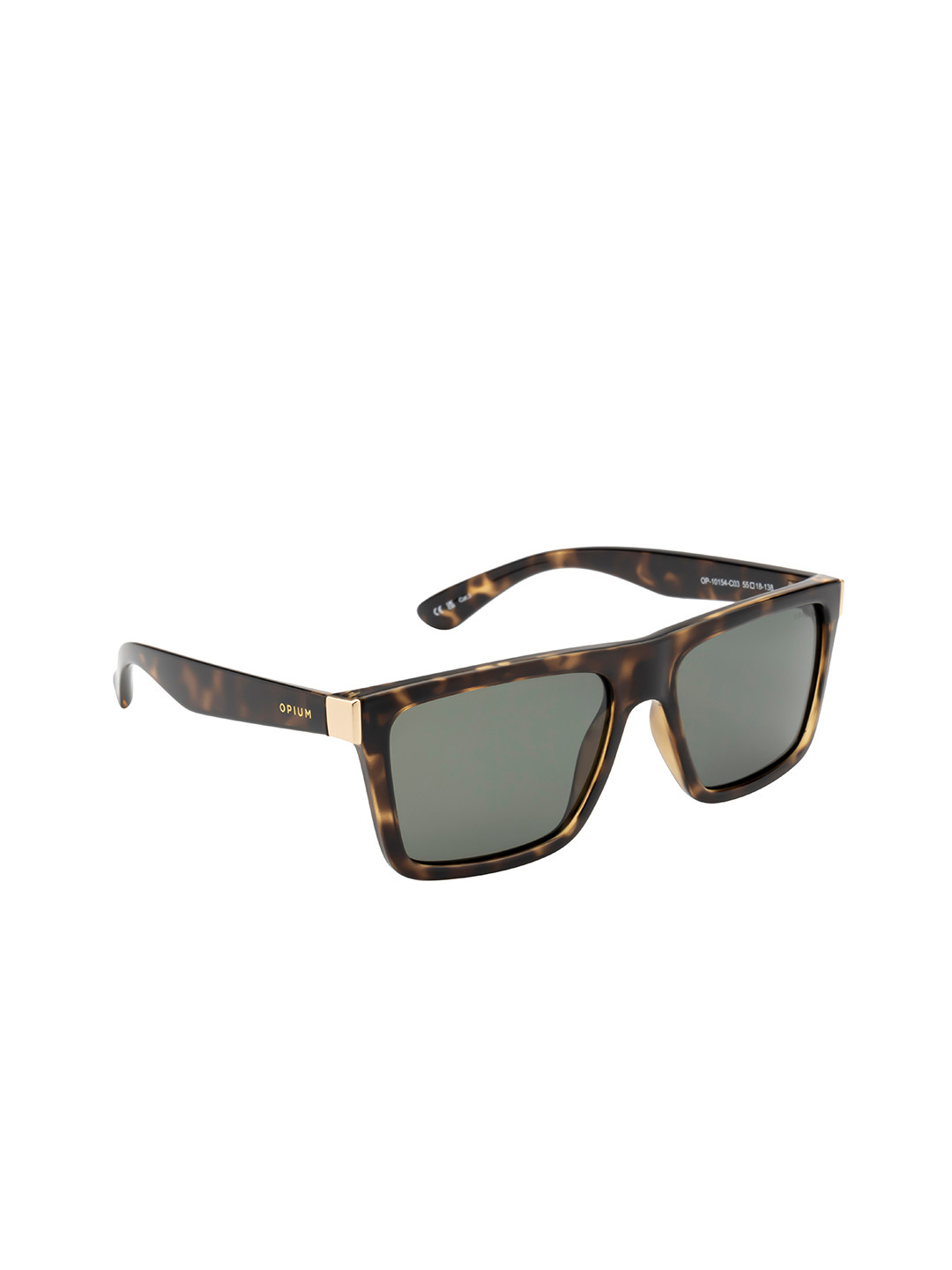 

OPIUM Men Wayfarer Sunglasses With Polarised & UV Protected Lens -OP-10154-C03-55, Green