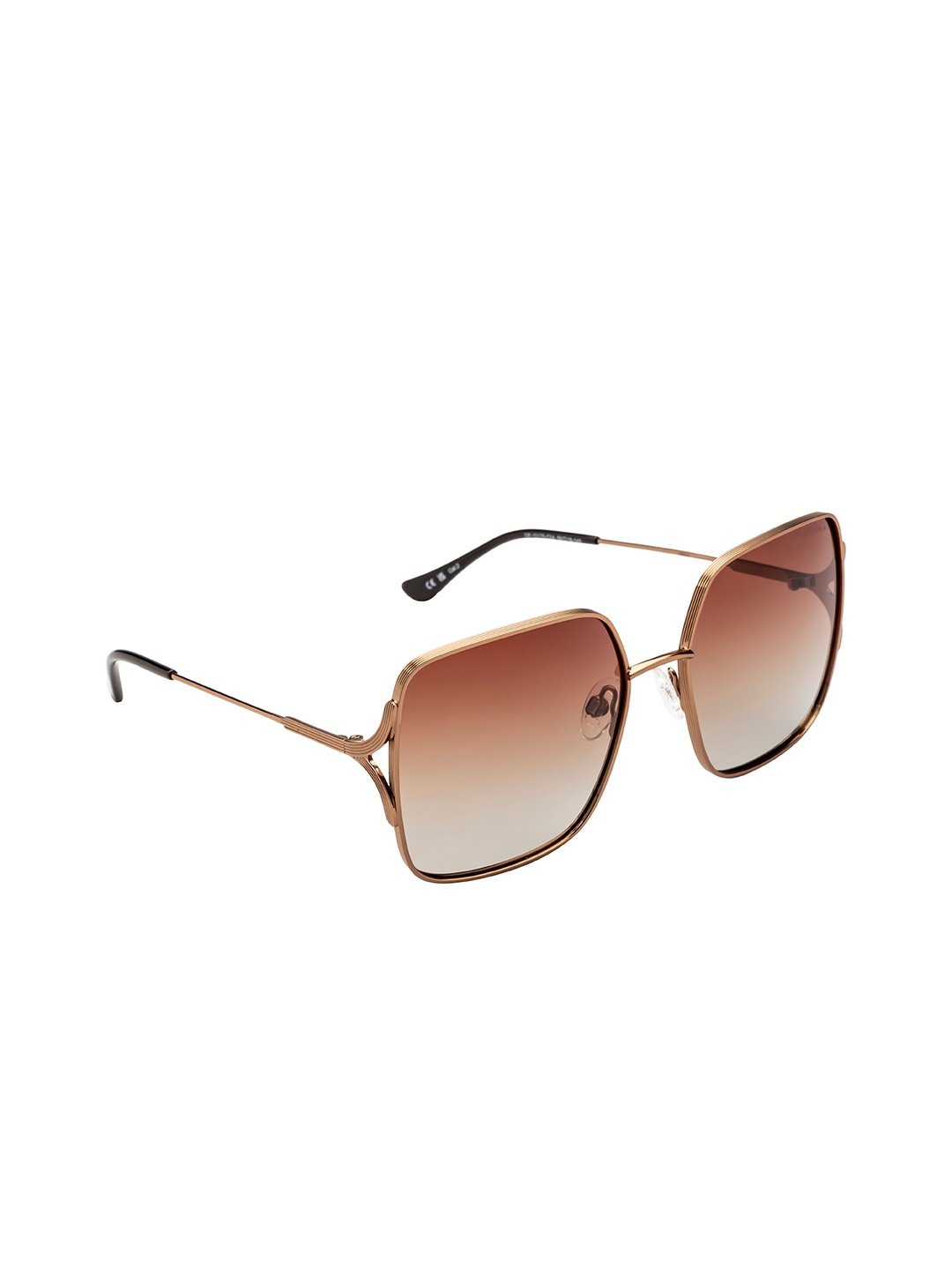 

OPIUM Women Oversized Sunglasses with Polarised and UV Protected Lens OP-10170-C04-59, Brown