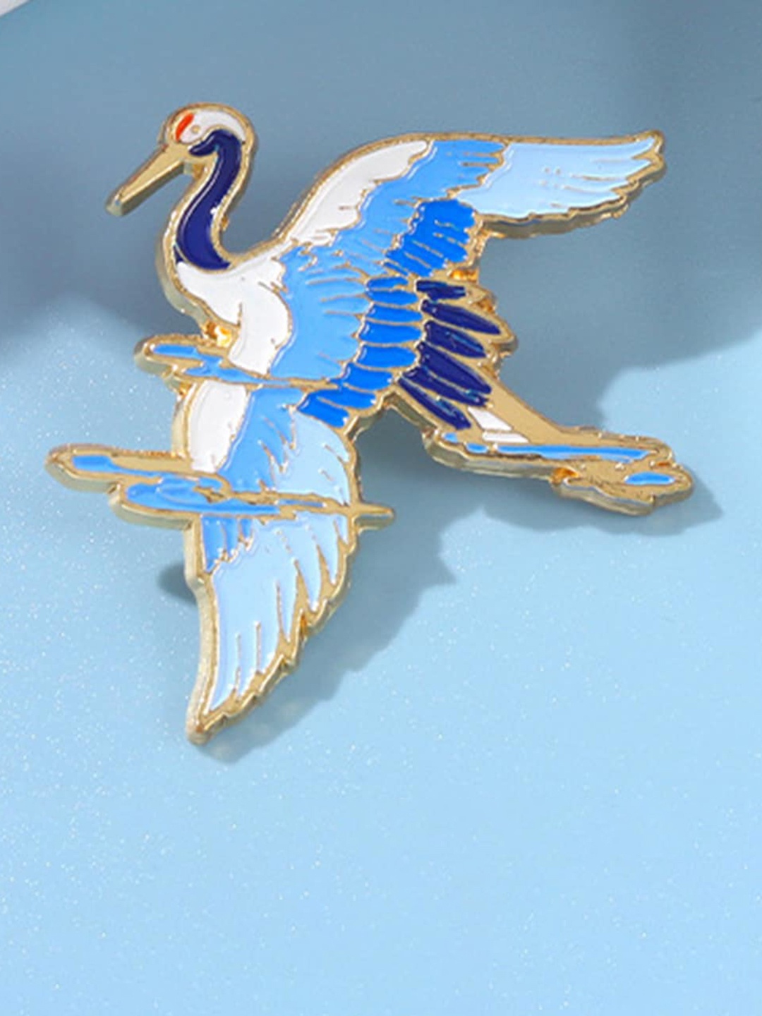 

Lyla Alloy Bird Brooch, Gold