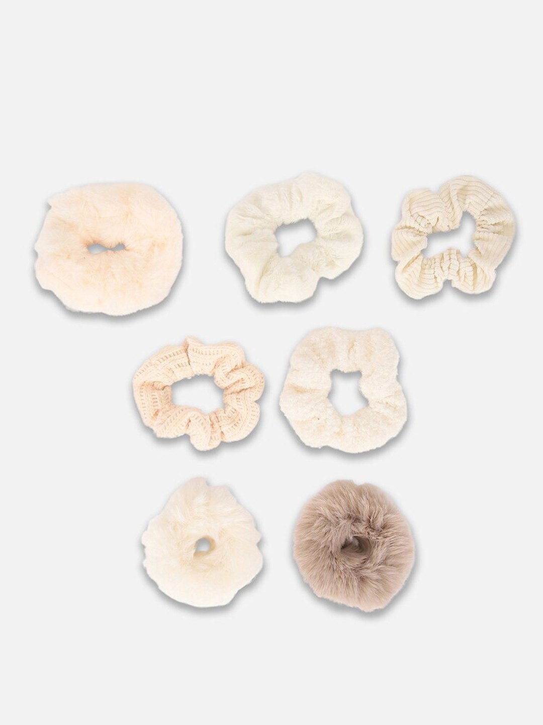 

FOREVER 21 Set of 7 Hairband, Cream