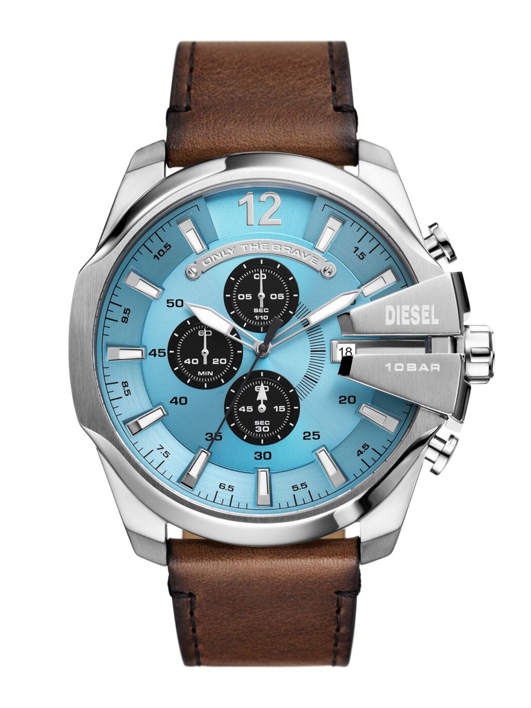 

DIESEL Men Water Resistance Analogue Watch DZ4657, Blue