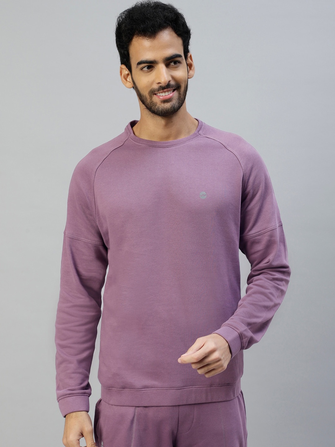 

Slowave Regular Fit Cotton Sweatshirt, Purple