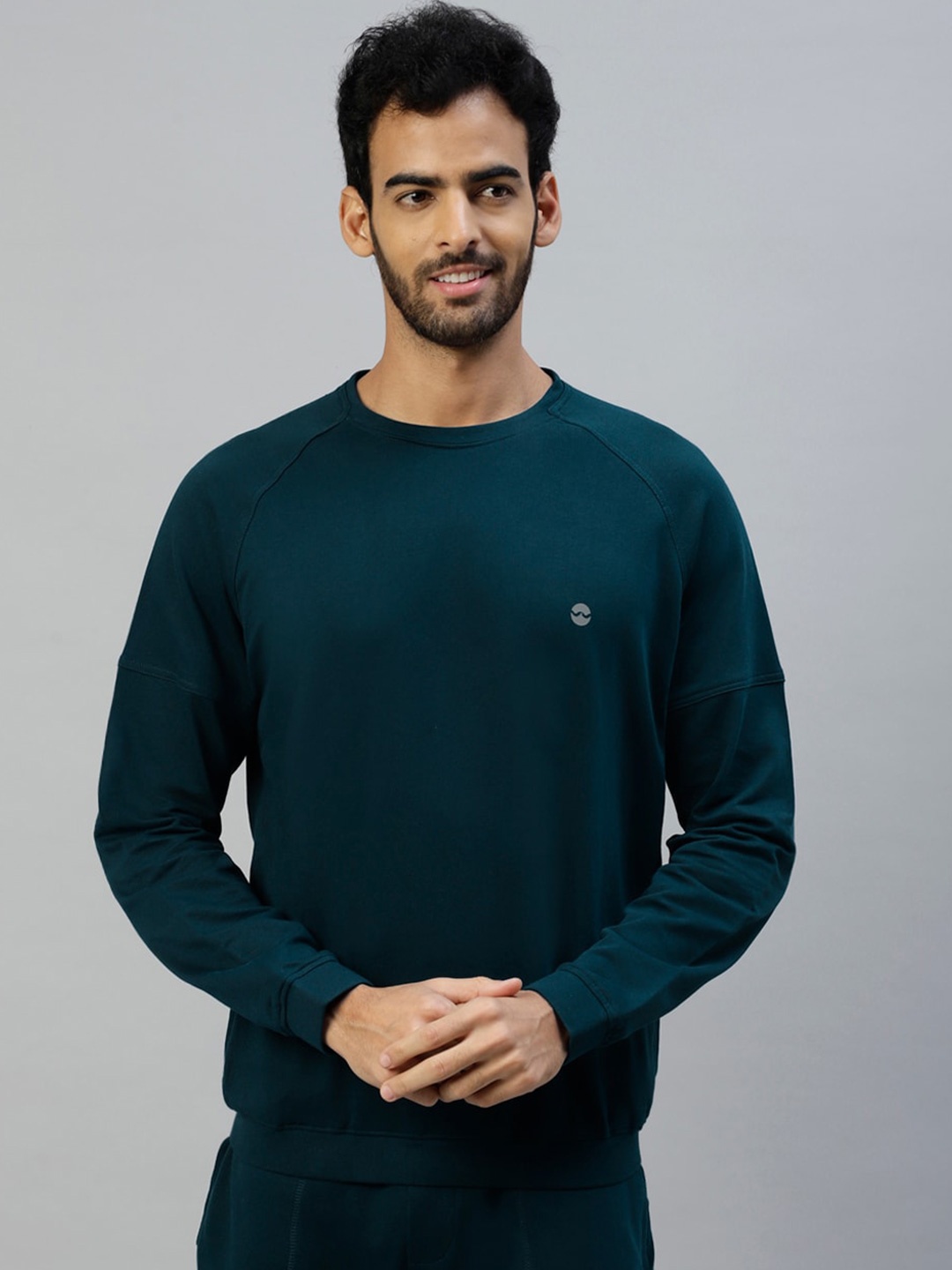 

Slowave Regular Fit Cotton Sweatshirt, Green