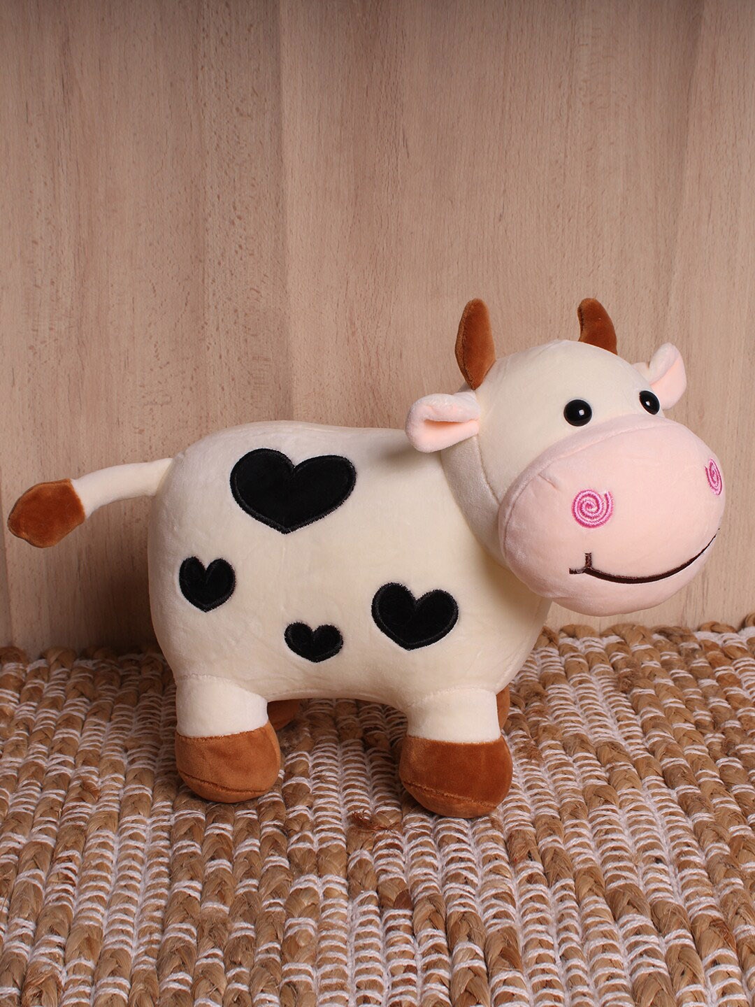 

DukieKooky Kids Cow Soft Toys, White