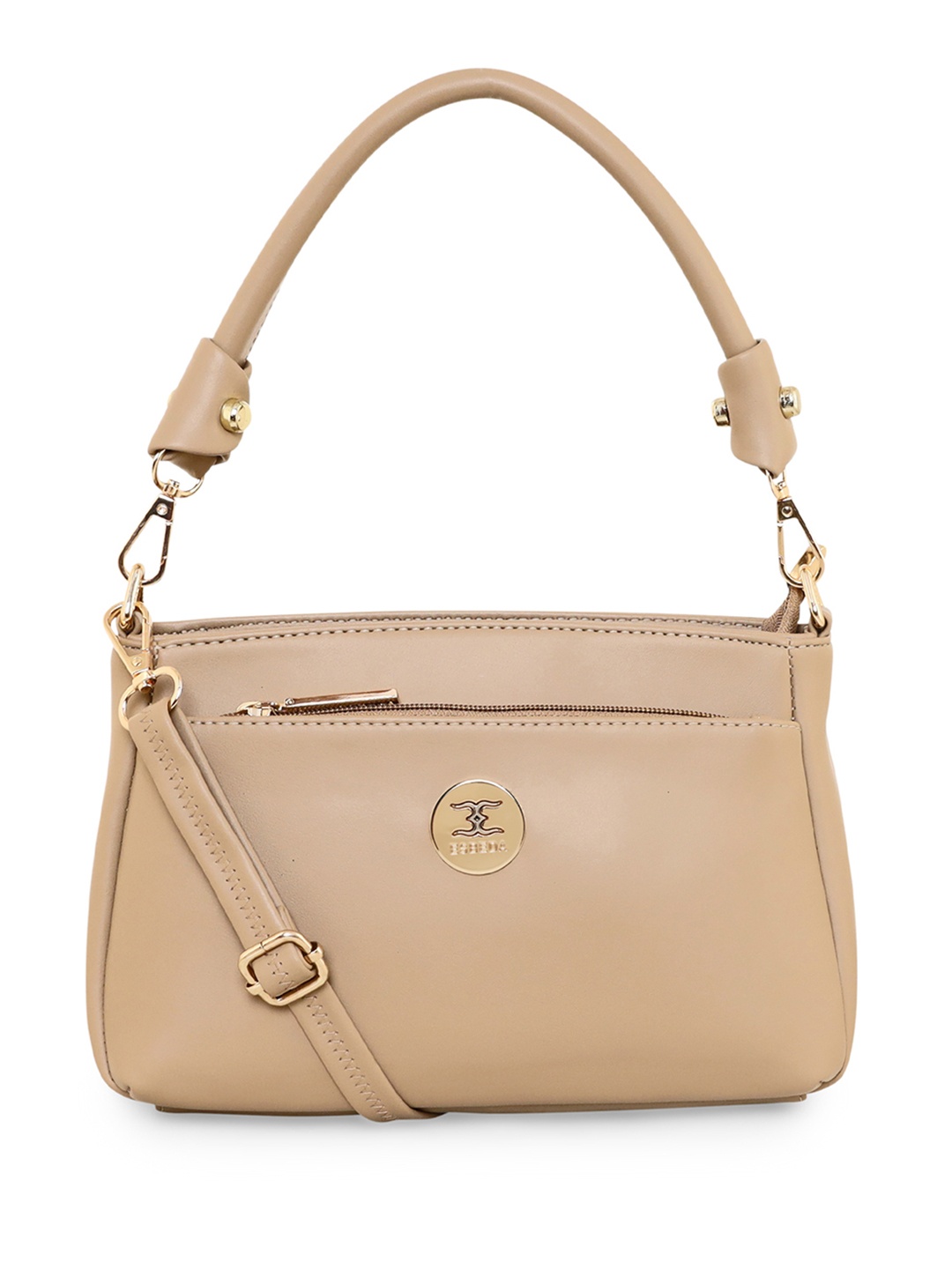 

ESBEDA Structured Shoulder Bag, Beige