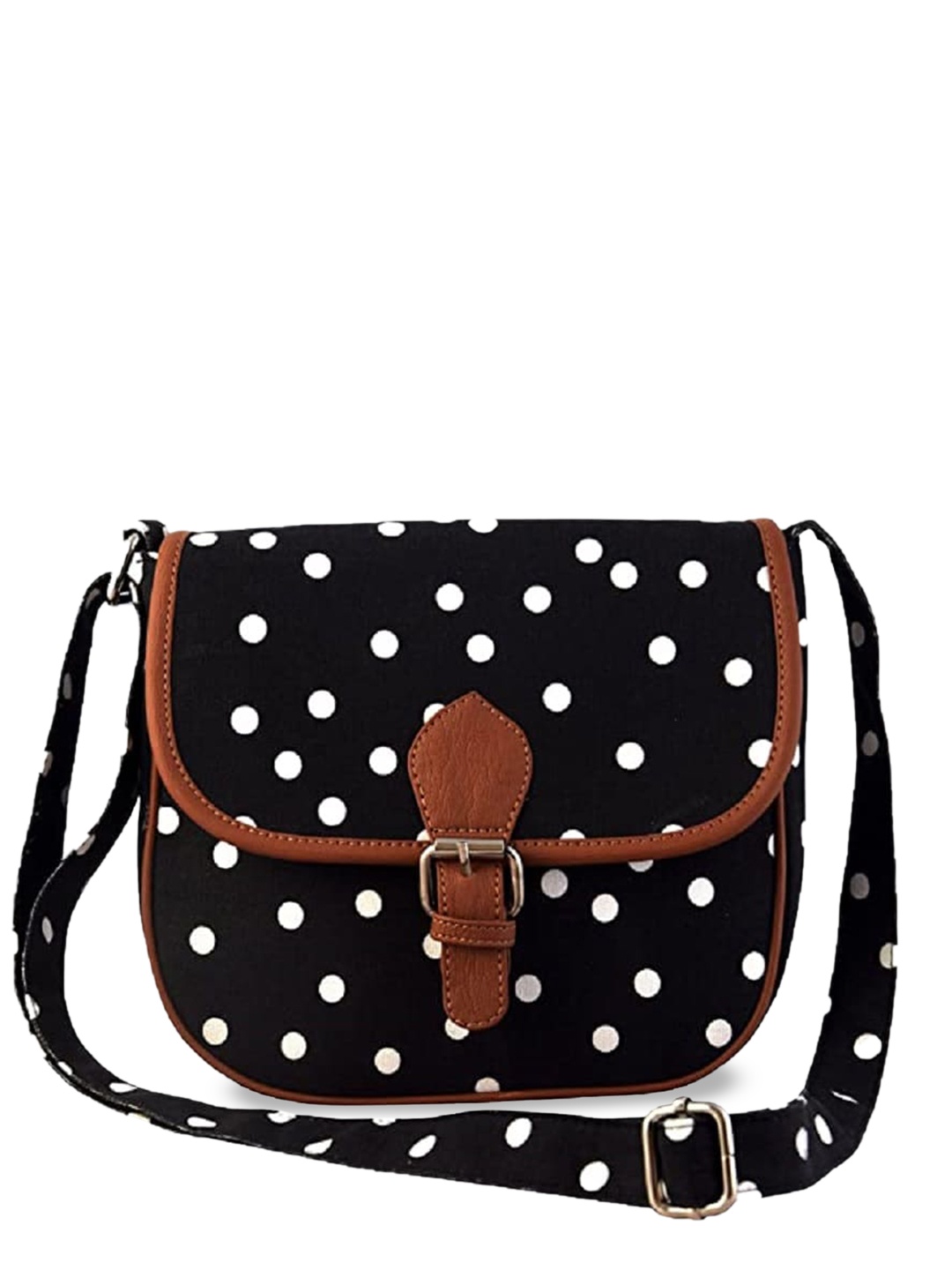 

Anouk Black Geometric Embellished Shopper Sling Bag