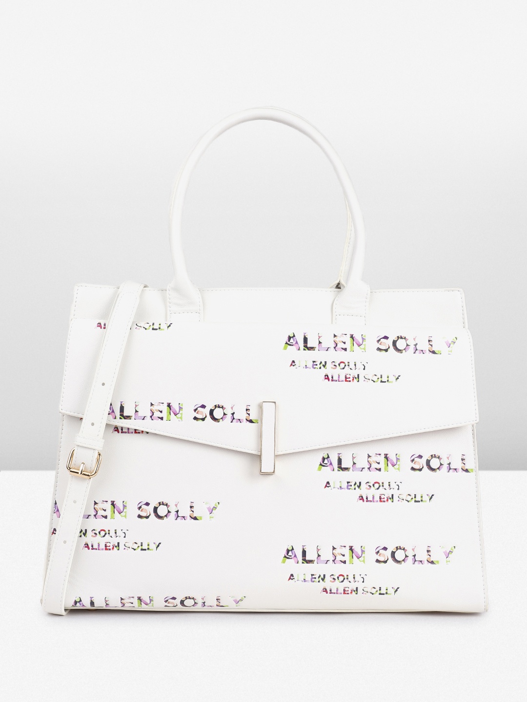 

Allen Solly Oversized Structured Handheld Bag, White