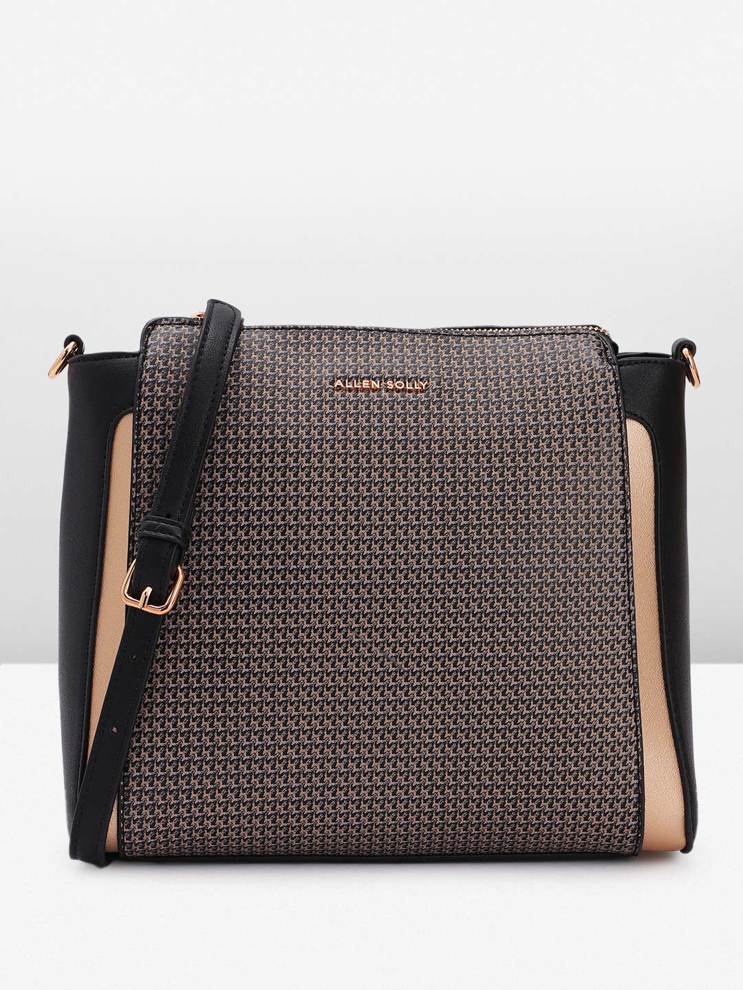 

Allen Solly Printed Sling Bag, Black