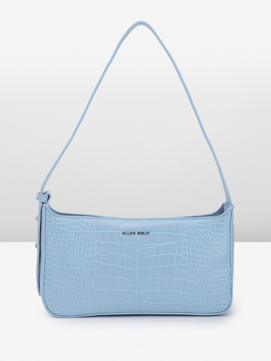 

Allen Solly Textured Handheld Bag, Blue