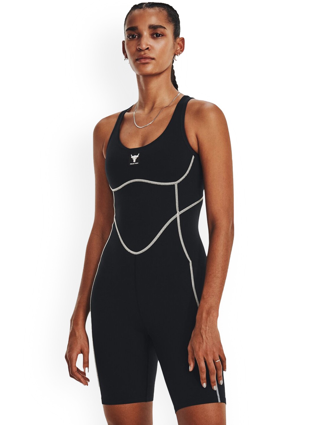 

UNDER ARMOUR Project Rock Bodysuit, Black