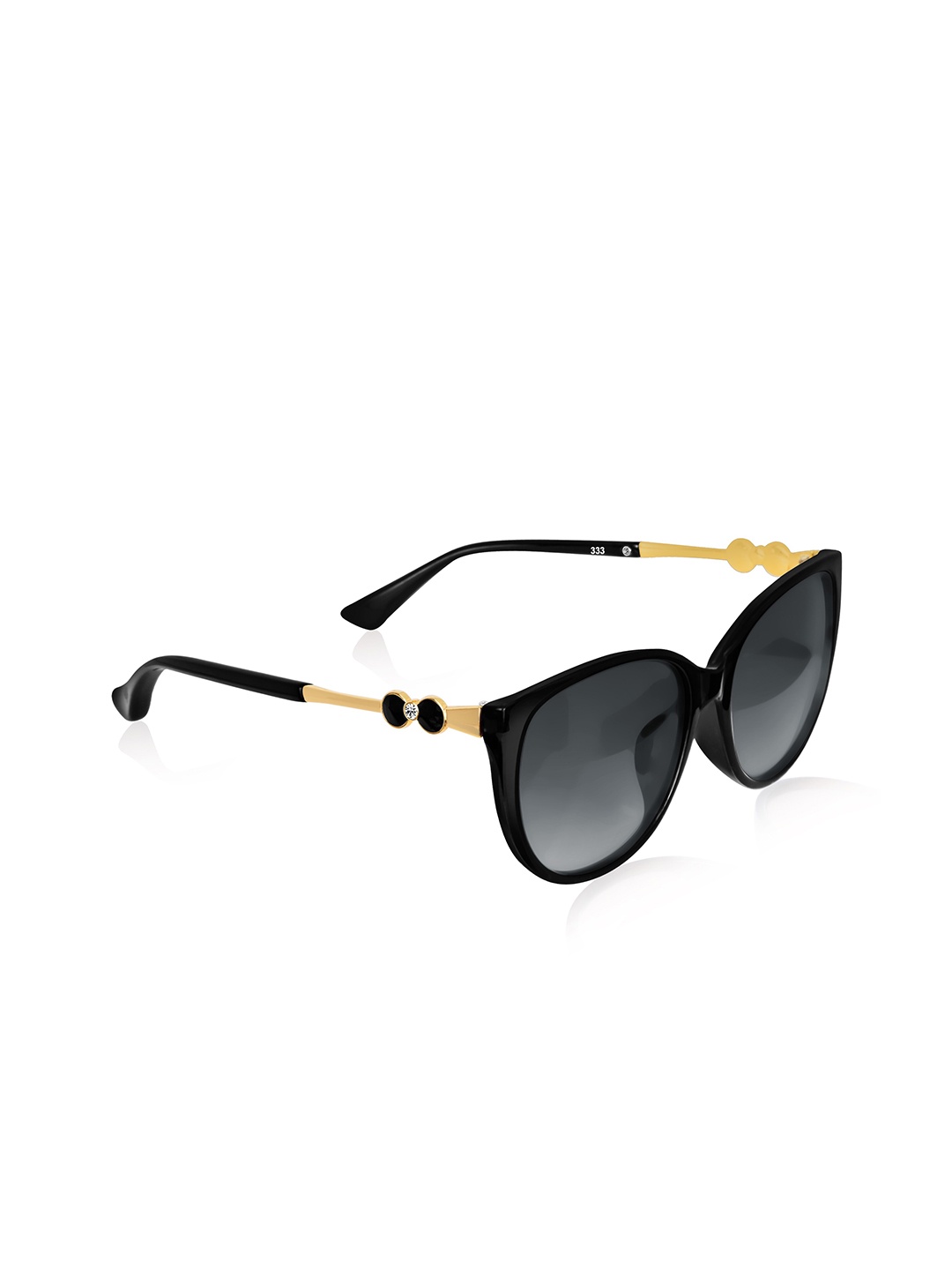

DressBerry Women Black Cateye Sunglasses with UV Protected Lens 333 Black