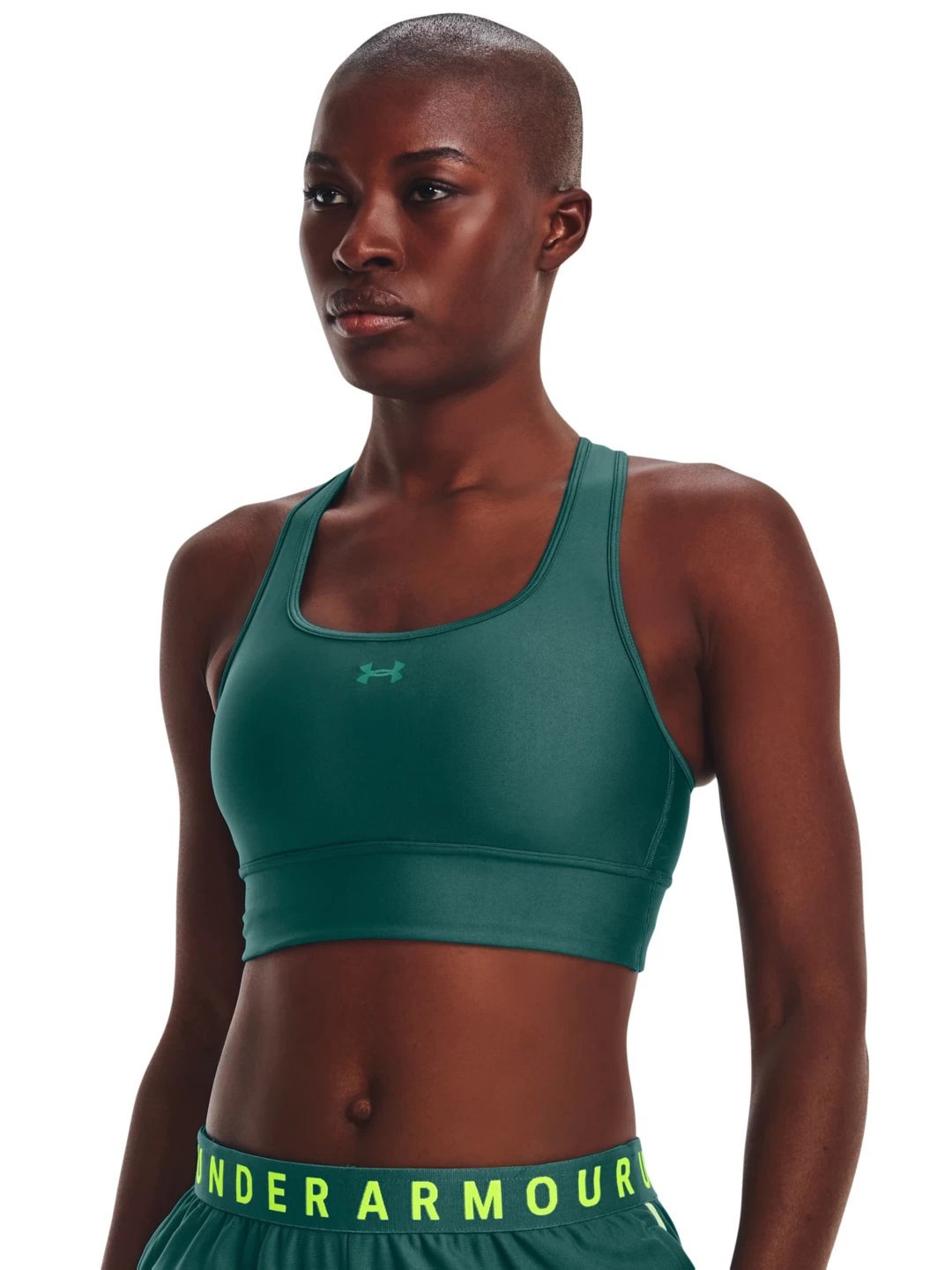 

UNDER ARMOUR Crossback Full Coverage Lightly Padded Sports Bra, Green