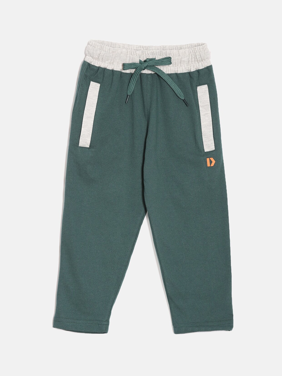 

DIXCY SCOTT Boys Cotton Mid-Rise Track Pant, Green