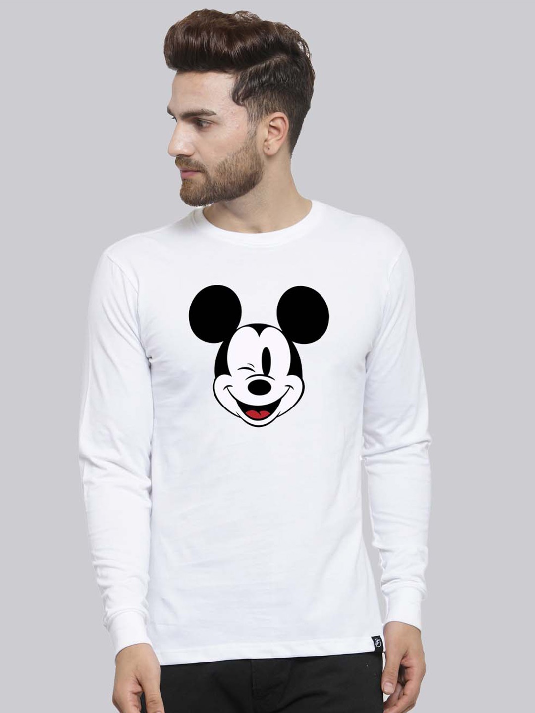 

Friskers Minnie Mouse Printed Pure Cotton T-shirt, White