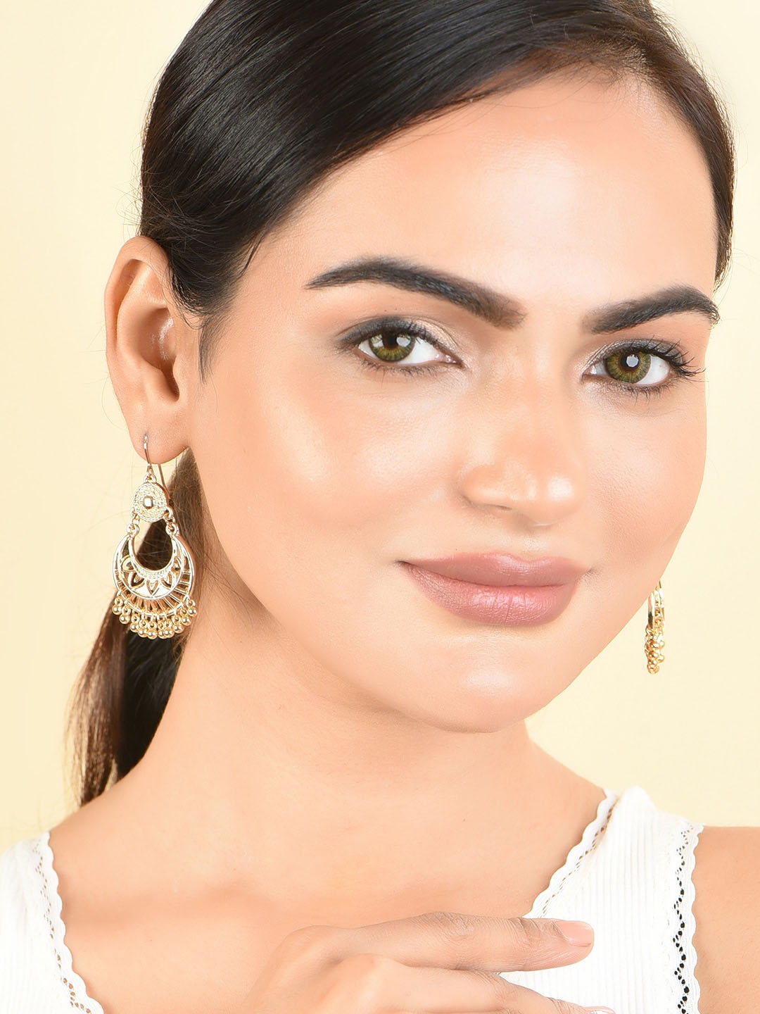 

ToniQ Gold Plated Drop Earrings