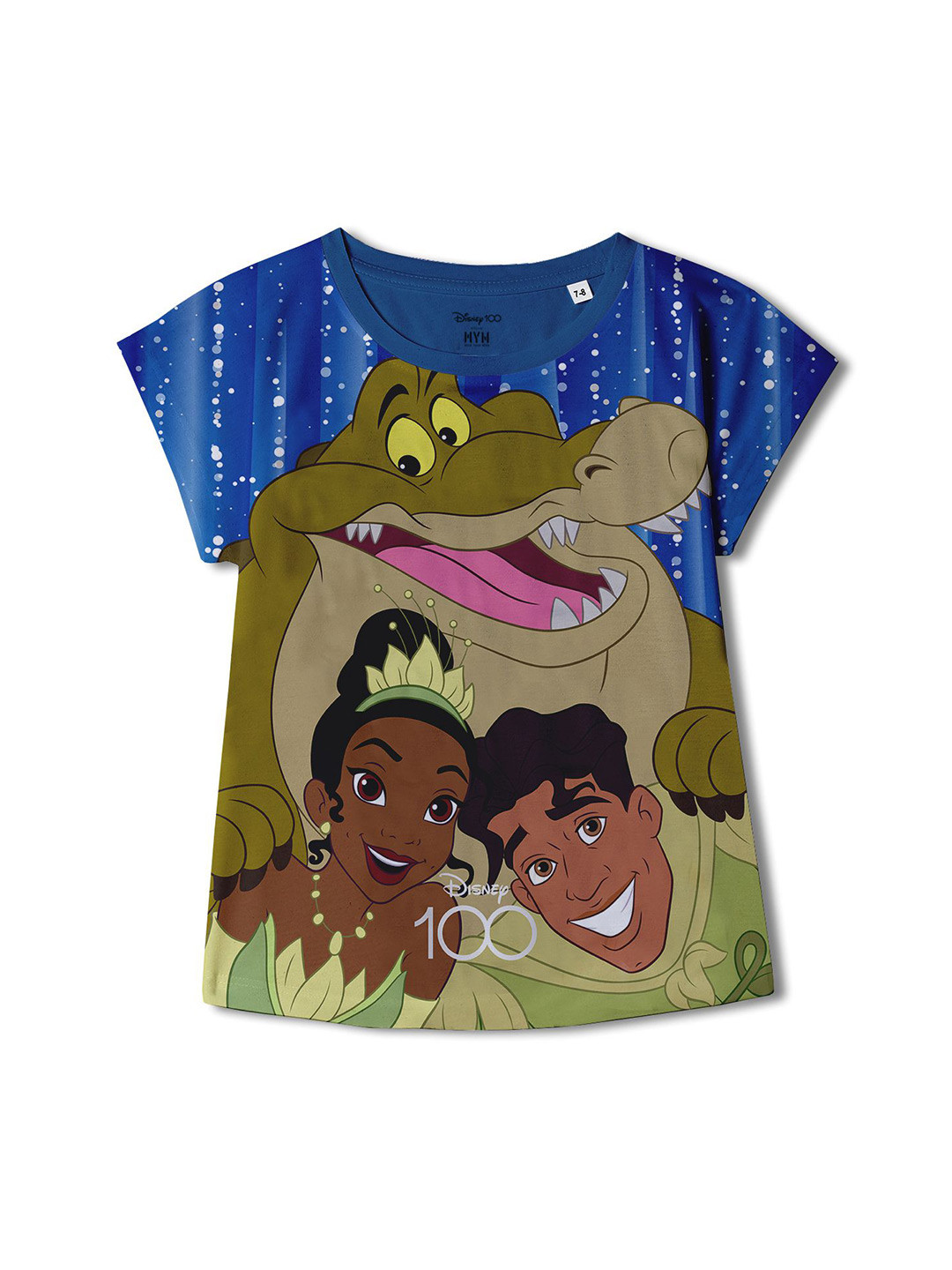 

Wear Your Mind Girls The Princess And The Frog Printed Top, Blue