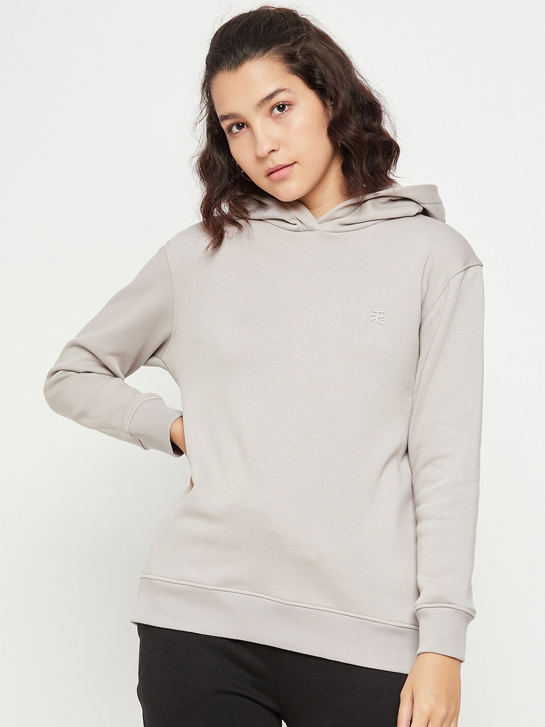 

EDRIO Hooded Fleece Sweatshirt, Grey