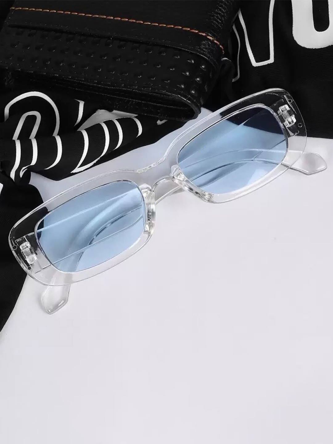 

Creature Unisex Rectangle Sunglasses With UV Protected Lens, Blue
