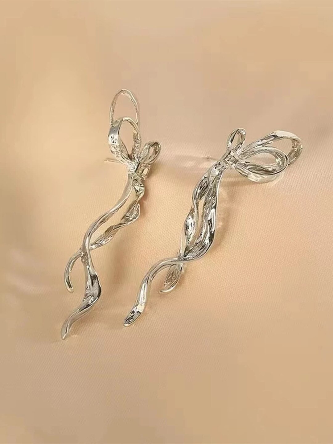 

VAGHBHATT Silver Plated Drop Earrings