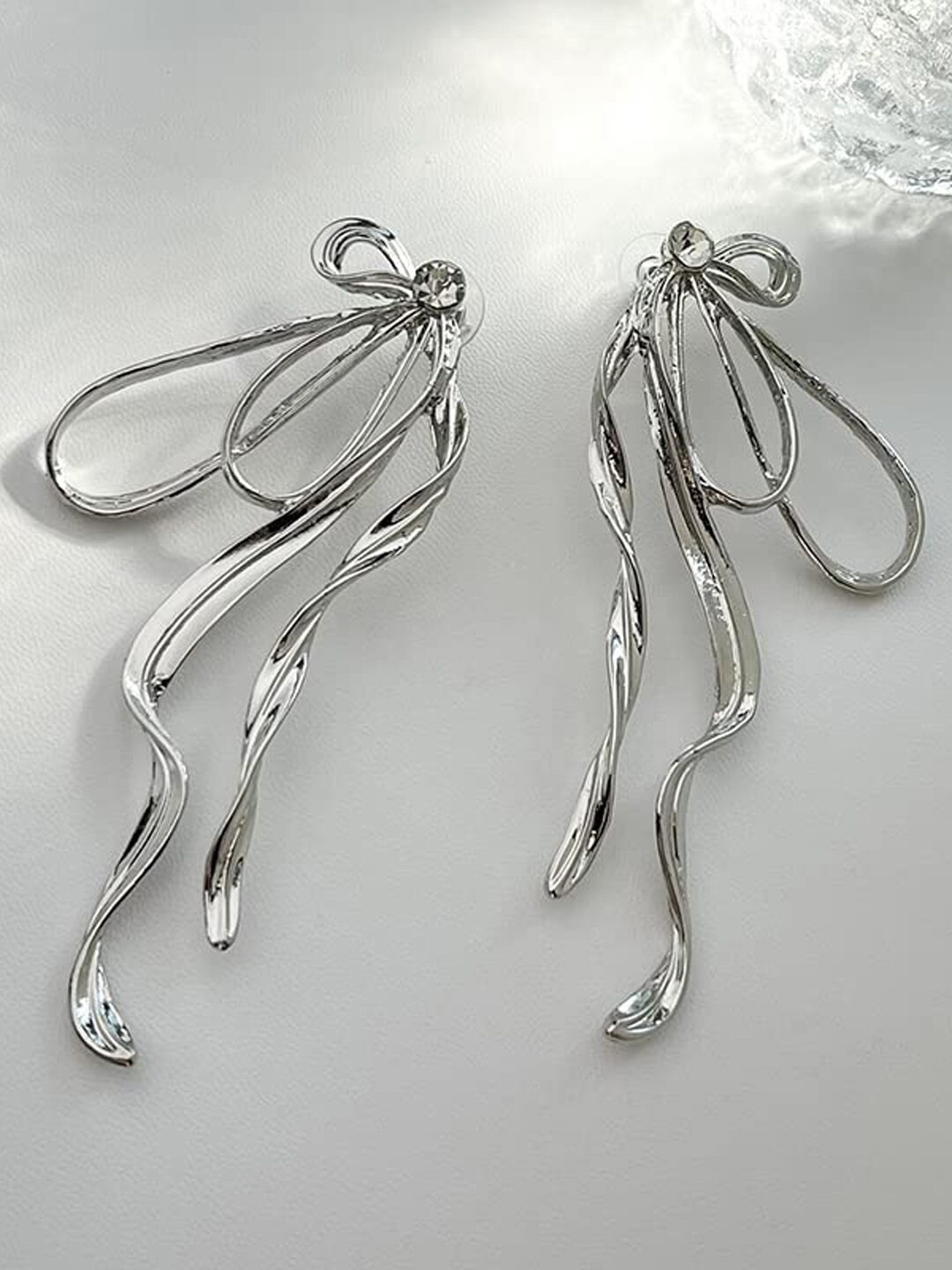 

VAGHBHATT Silver Plated Drop Earrings