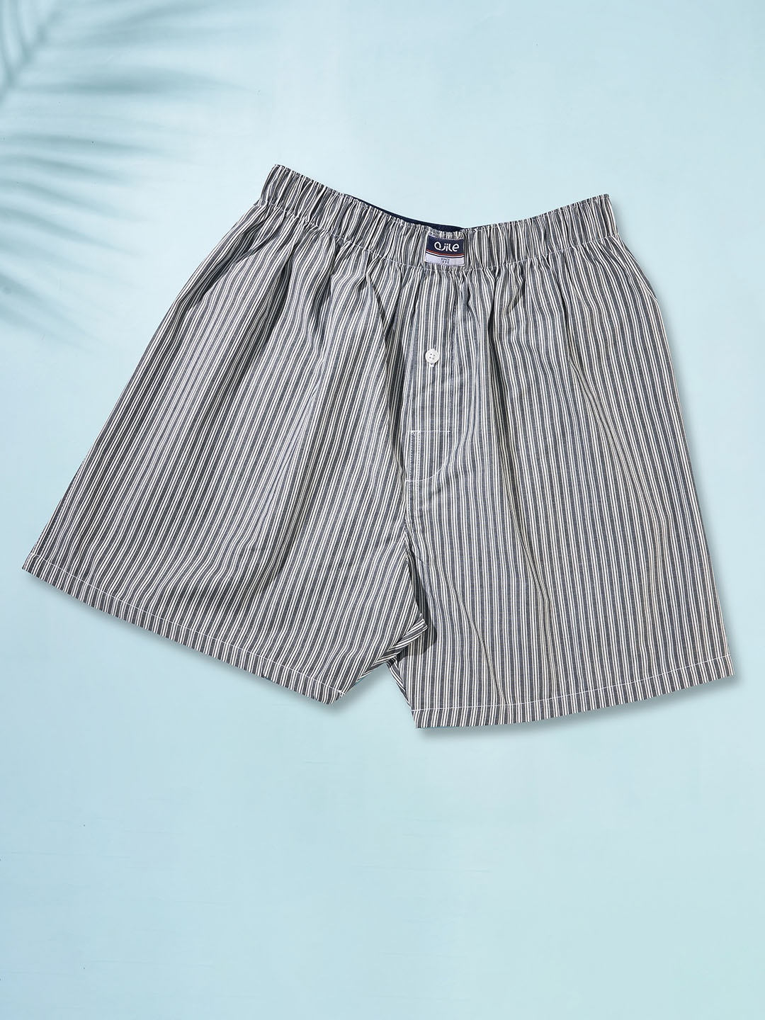 

Ajile by Pantaloons Striped Cotton Boxers 8905685961849, Grey