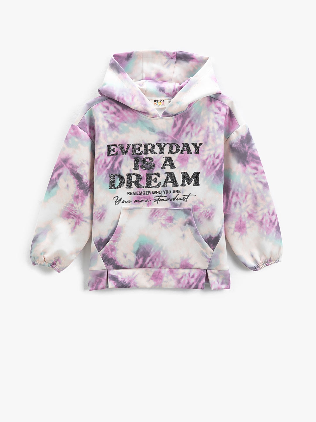 

Koton Girls Typography Printed Hooded Sweatshirt, White