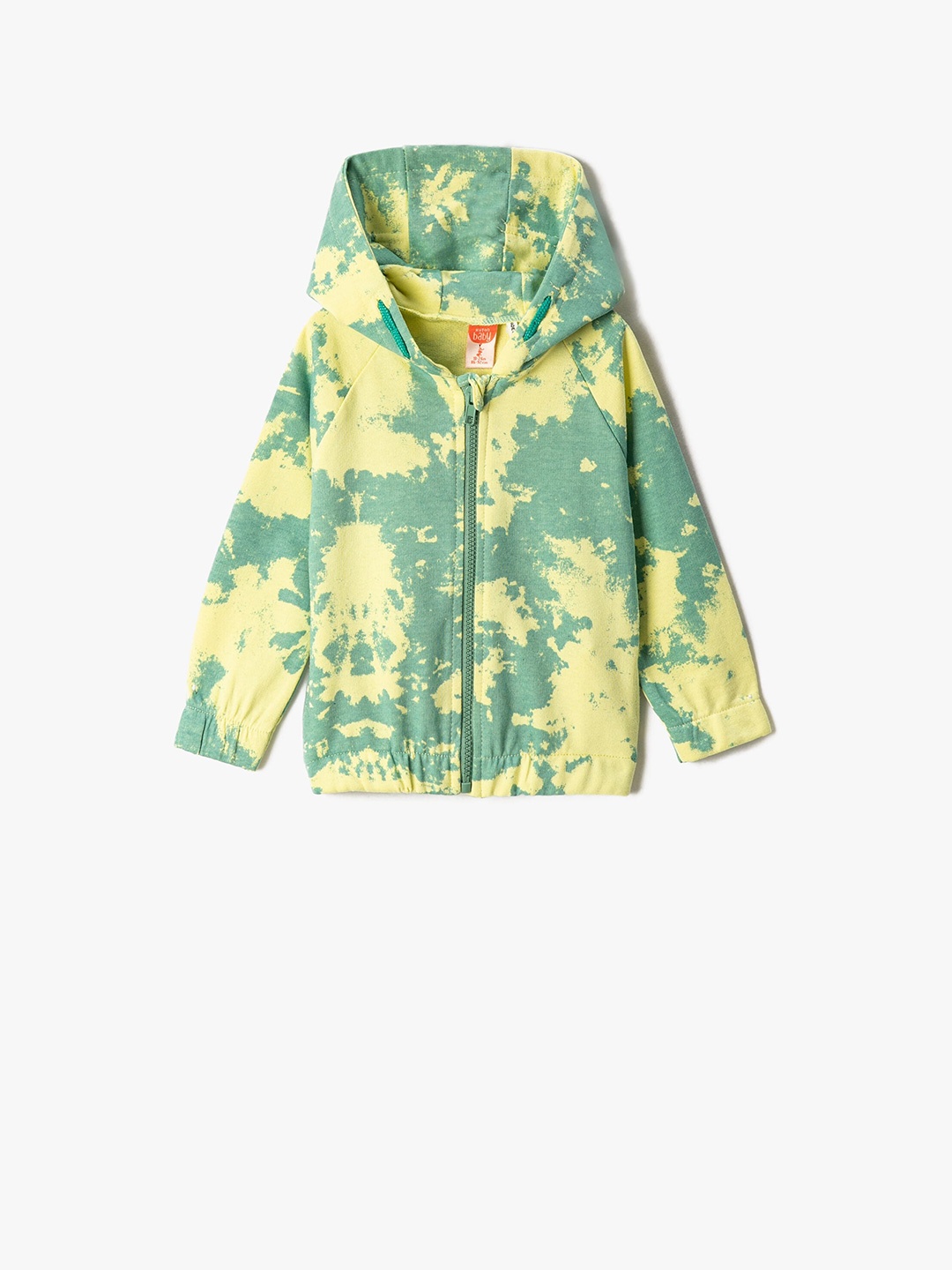 

Koton Boys Printed Pure Cotton Hooded Sweatshirt, Yellow