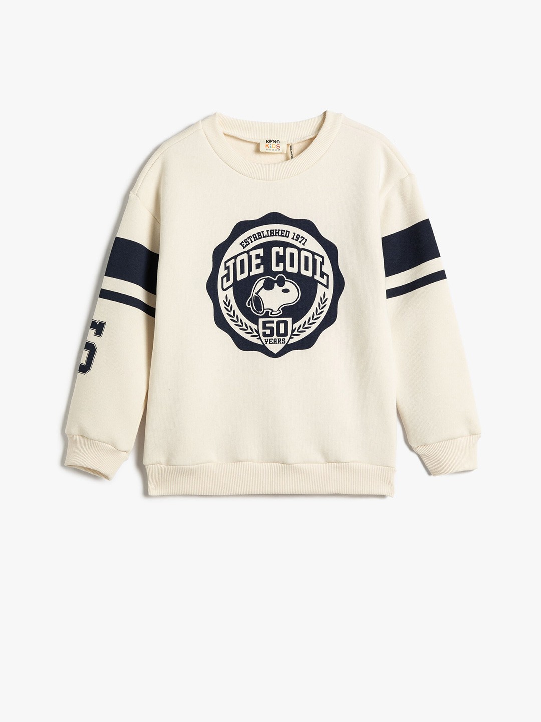 

Koton Boys Printed Sweatshirt, Cream