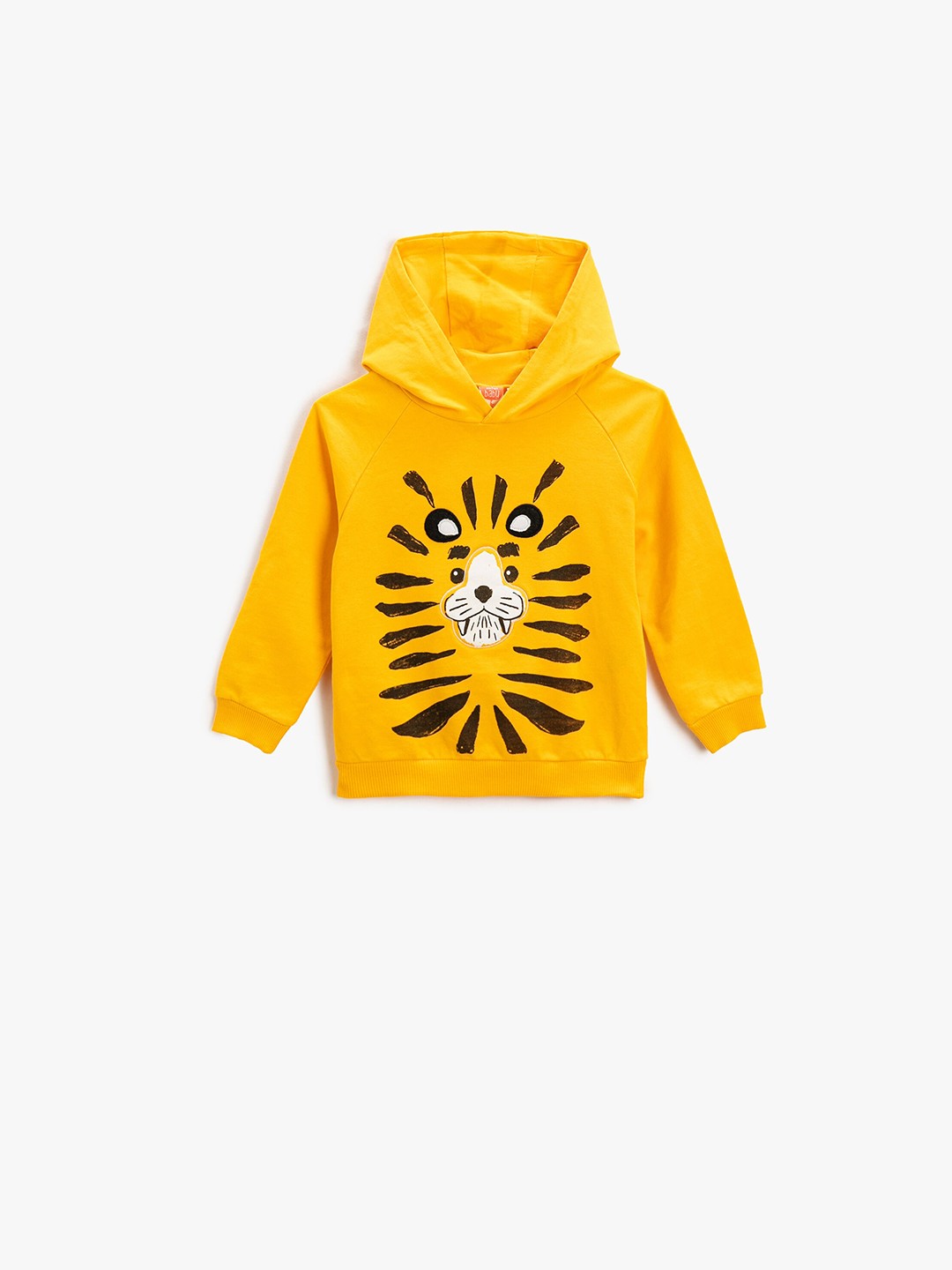 

Koton Boys Graphic Printed Cotton Pullover, Yellow