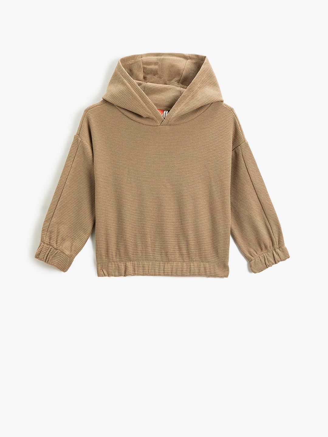

Koton Boys Hooded Pure Cotton Pullover Sweatshirt, Brown