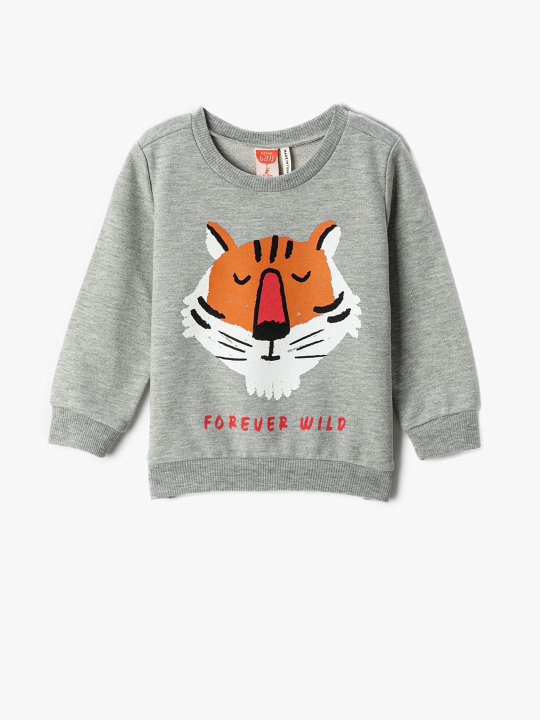 

Koton Boys Printed Sweatshirt, Grey