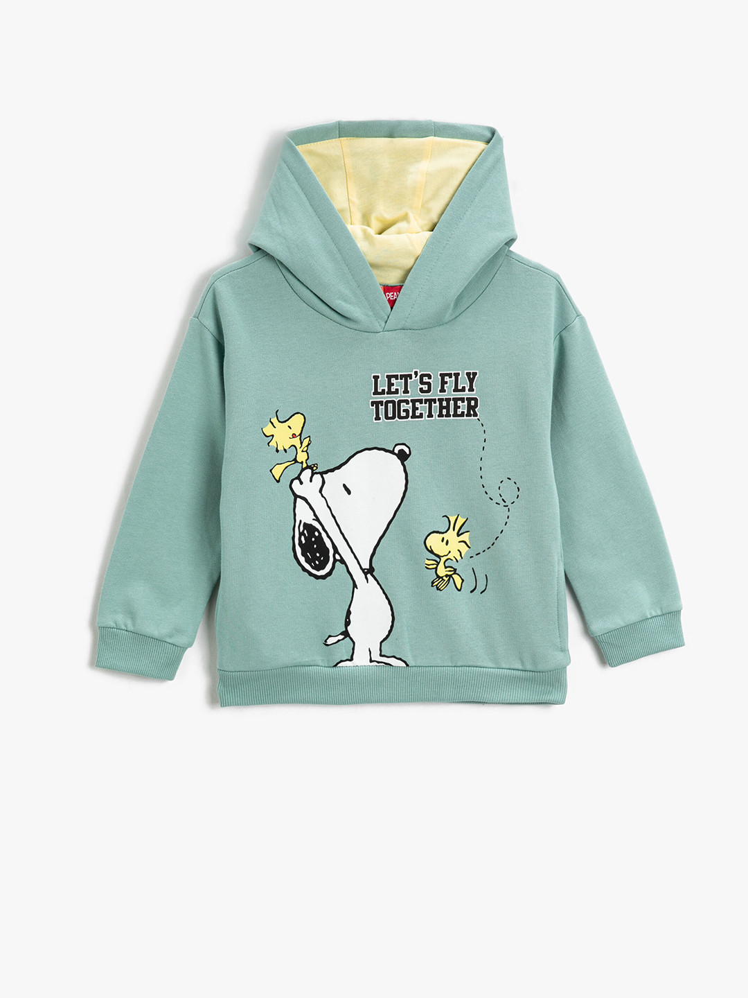 

Koton Boys Printed Hooded Pure Cotton Sweatshirt, Green