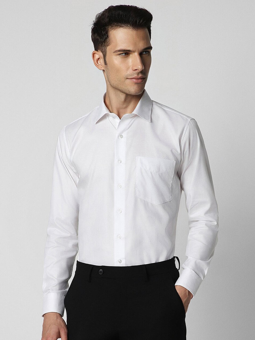 

Van Heusen Slim Fit Cotton Formal Shirt, White