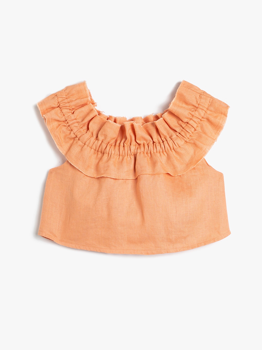 

Koton Linen A Line Top, Peach