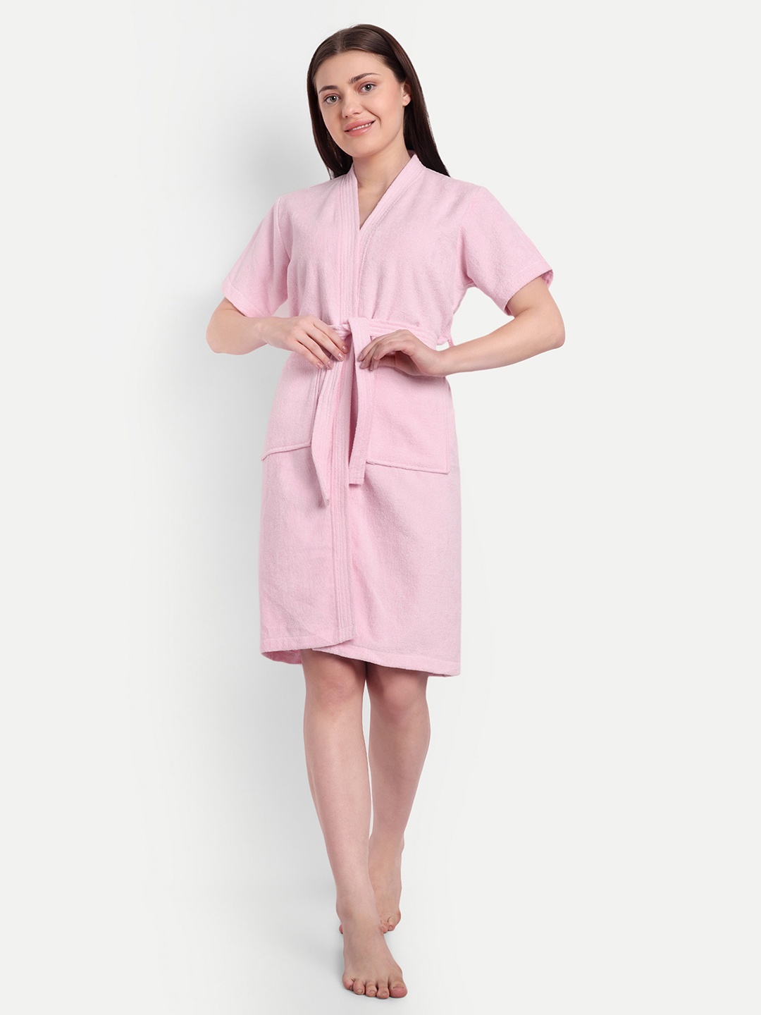 

GAB Pink Pure Cotton Bath Robe