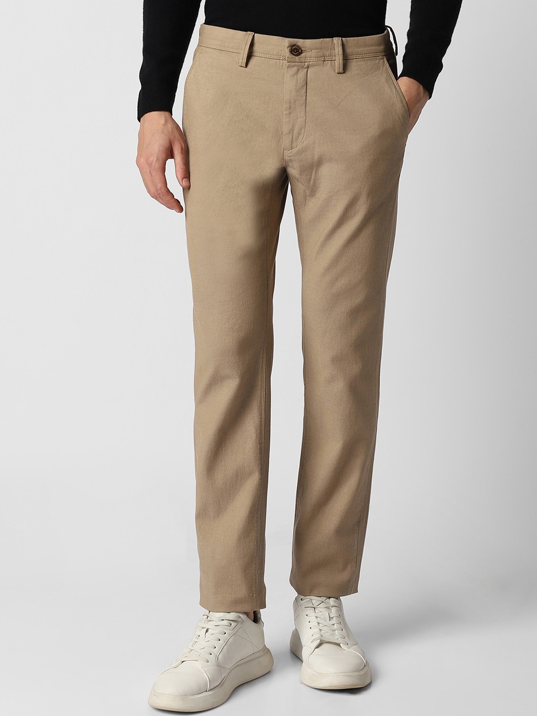 

Van Heusen Sport Men Slim Fit Trousers, Beige