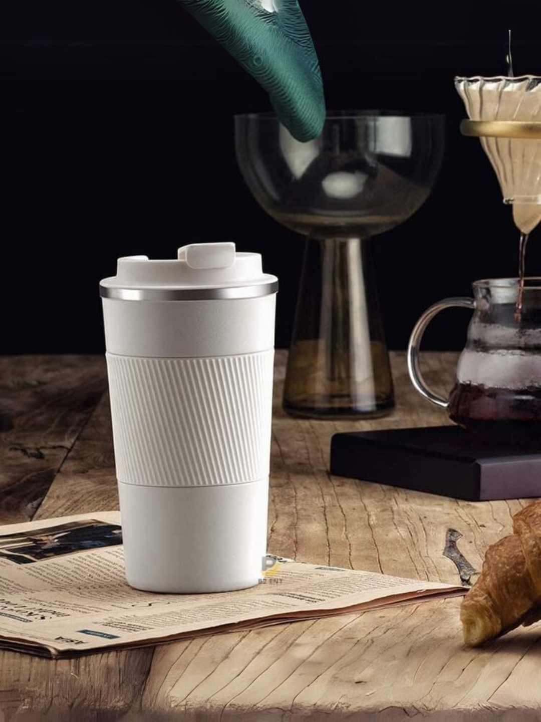 

YELONA White Insulated Stainless Steel Coffee Tumbler