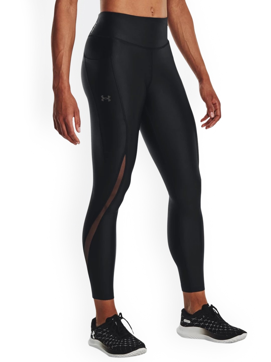 

UNDER ARMOUR Women UA Fly Fast Elite IsoChill Ankle Length Tights, Black