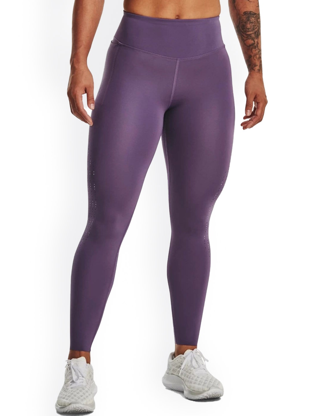 

UNDER ARMOUR Fly Fast Elite Ankle Length Tights, Purple
