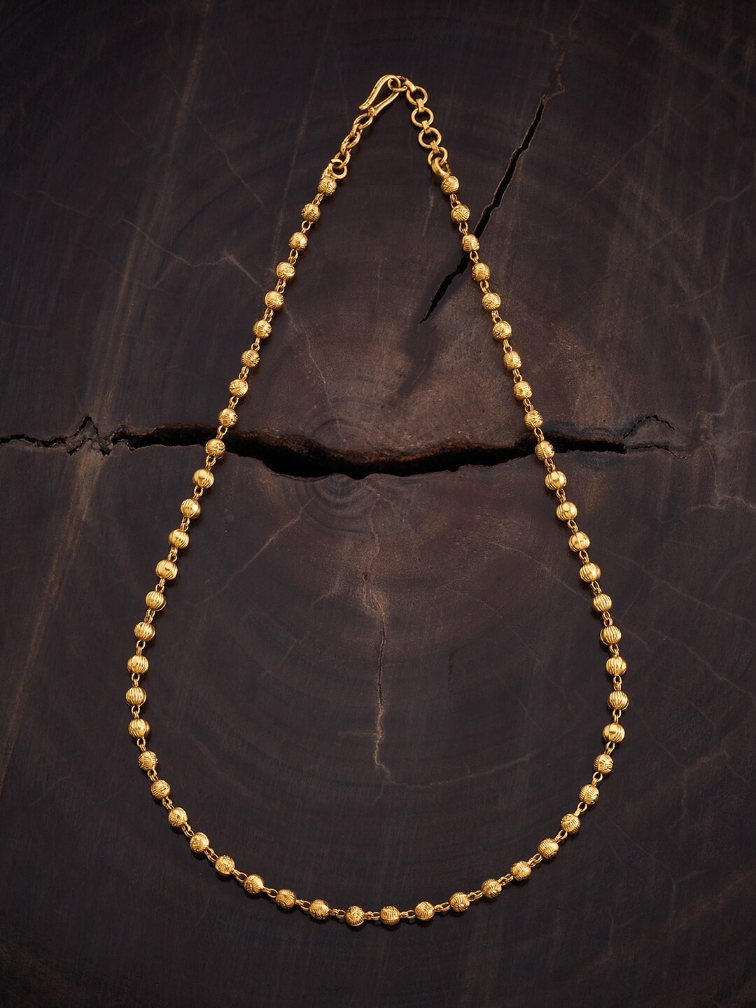 

Kushal's Fashion Jewellery 92.5 Pure Silver Gold-Plated Ethnic Necklace