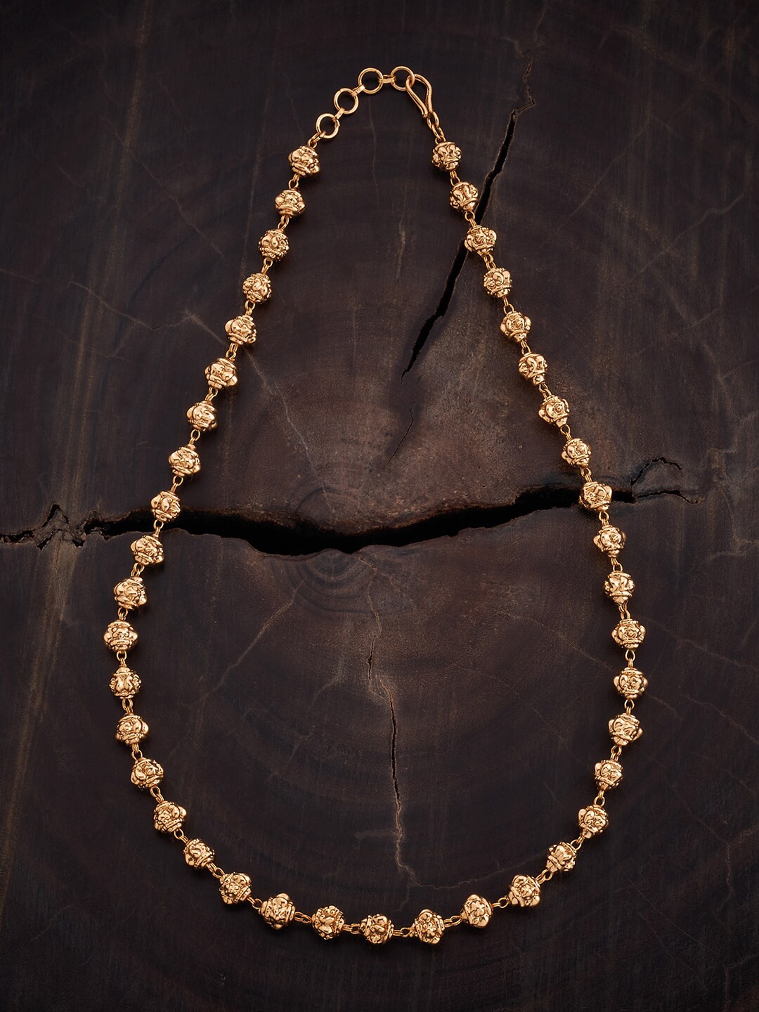 

Kushal's Fashion Jewellery Gold Plated Antique Chain