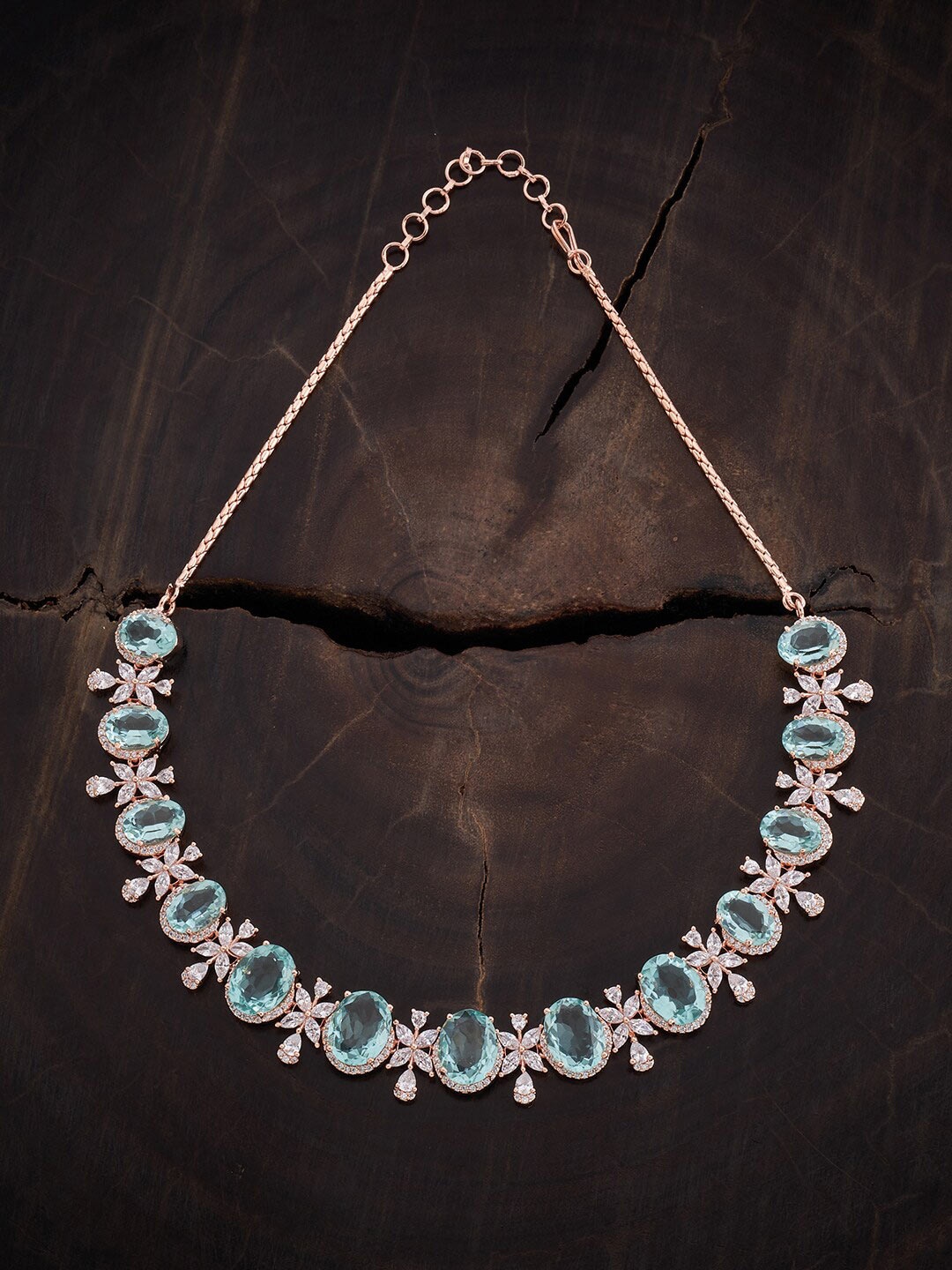 

Kushal's Fashion Jewellery Rose Gold-Plated Necklace