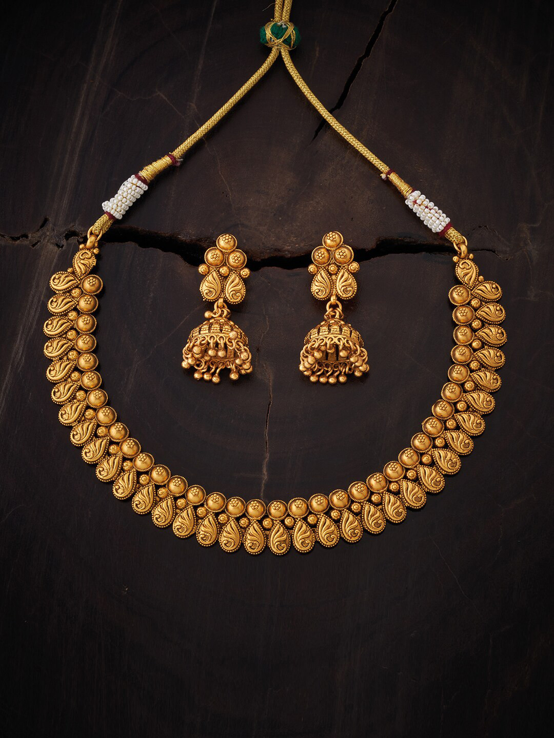

Kushal's Fashion Jewellery Gold Plated Jewellery Set