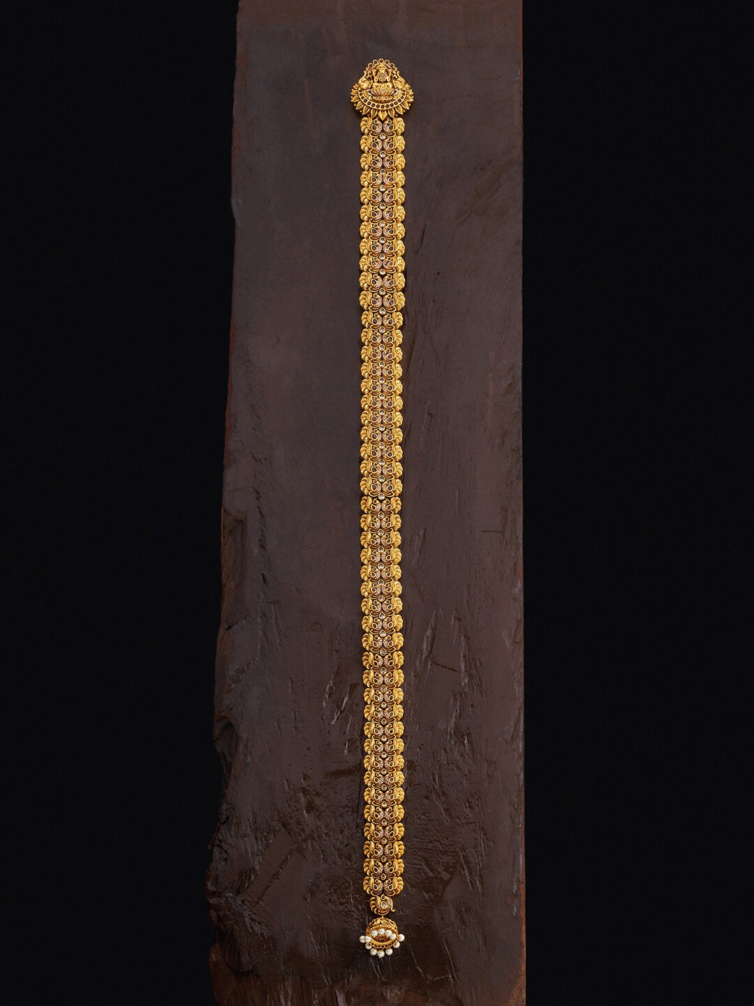 

Kushal's Fashion Jewellery Gold Plated Embellished Hair Accessory