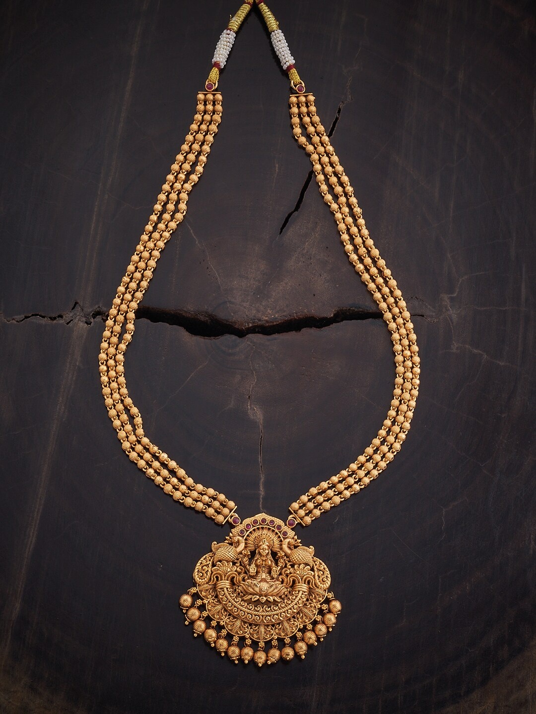 

Kushal's Fashion Jewellery Gold-Plated Antique Necklace