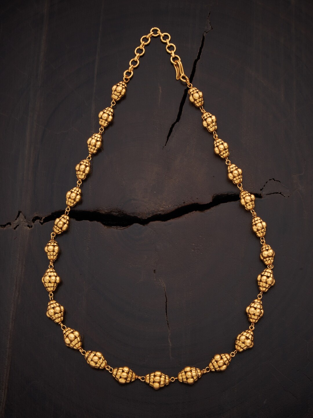 

Kushal's Fashion Jewellery Gold-Plated Antique Necklace
