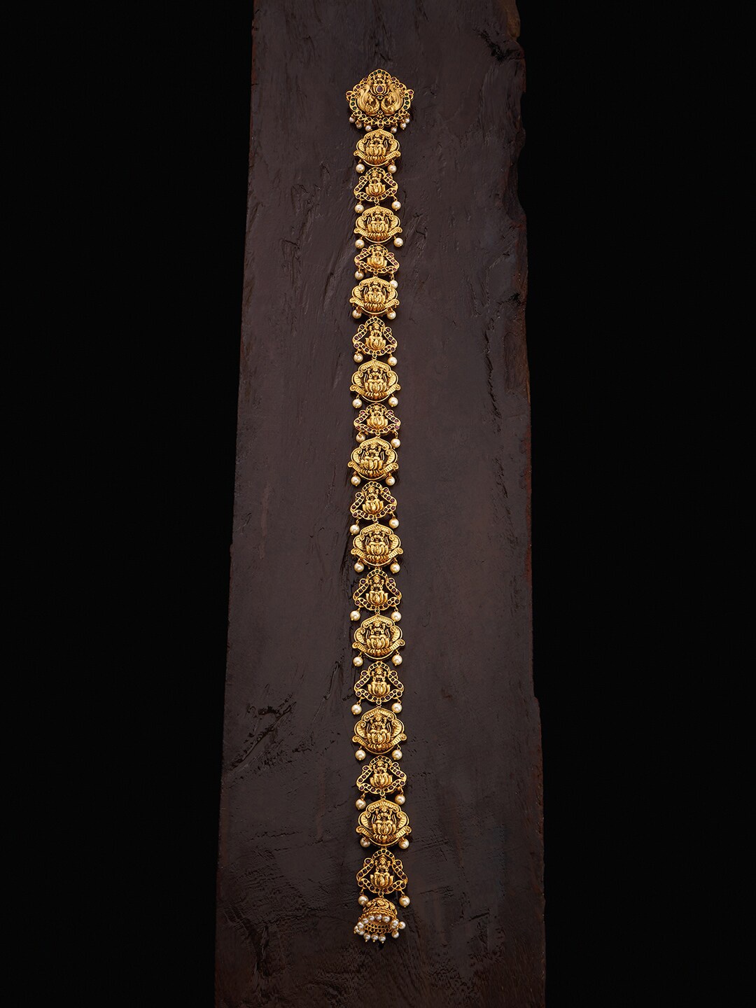 

Kushal's Fashion Jewellery Gold-Plated Embellished Hair Accessory Set