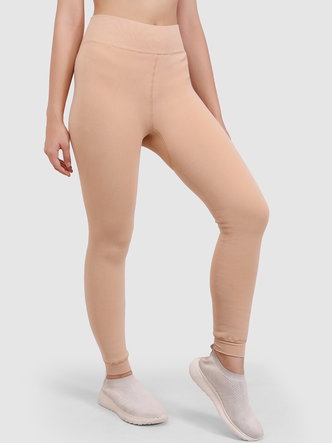 

BRACHY Women Warm Fur Woollen Thermal Bottoms, Nude