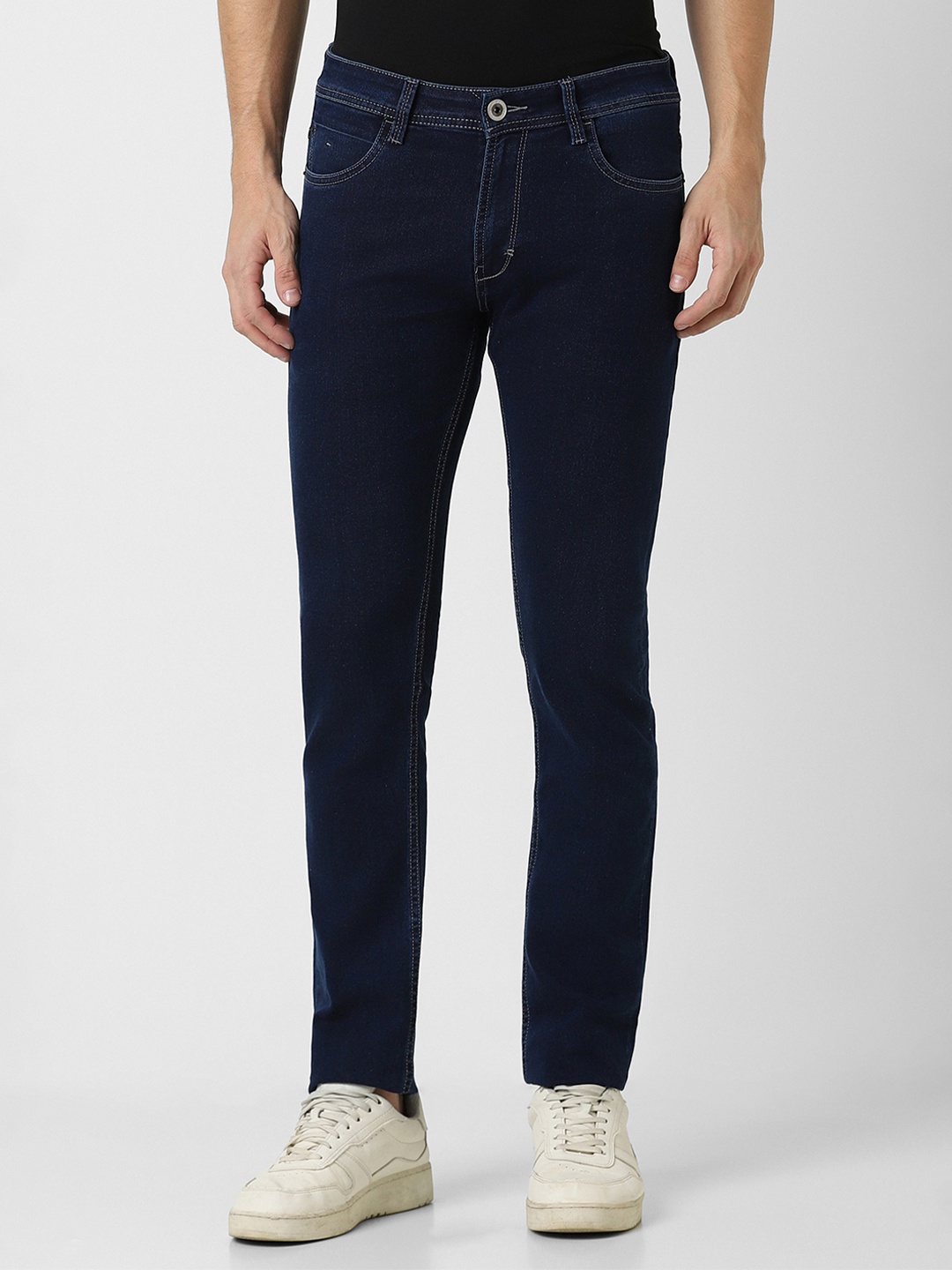 

Peter England Men Slim Fit Stretchable Jeans, Navy blue